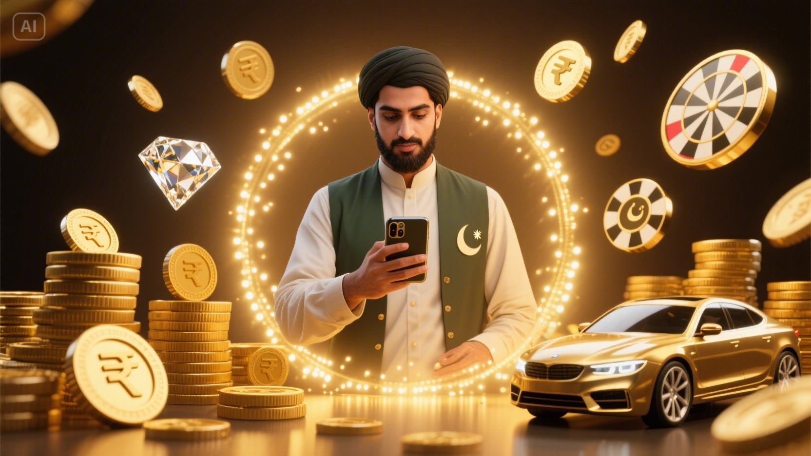 Deposit PKR today and receive 200% instantly credited! Pakistani users can play live casino, crash, and poker games with real PKR rewards.